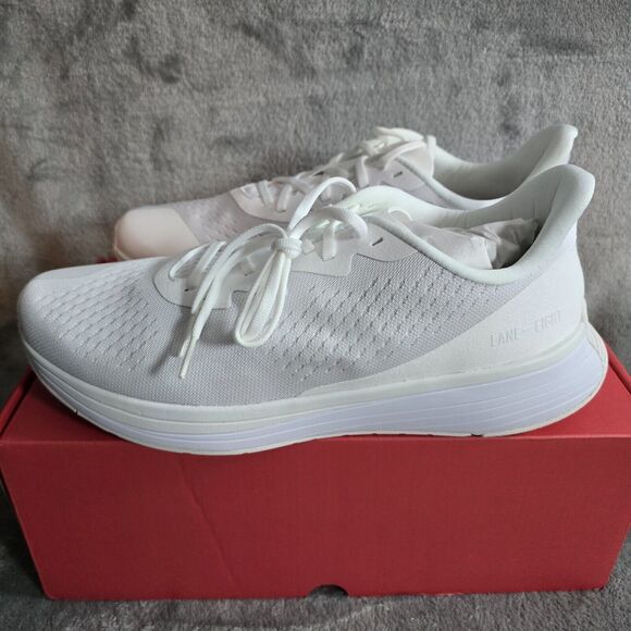 Lane - Eight Men's White The Relay Trainer M RT2101 Sneakers Size 11 - Picture 2 of 12